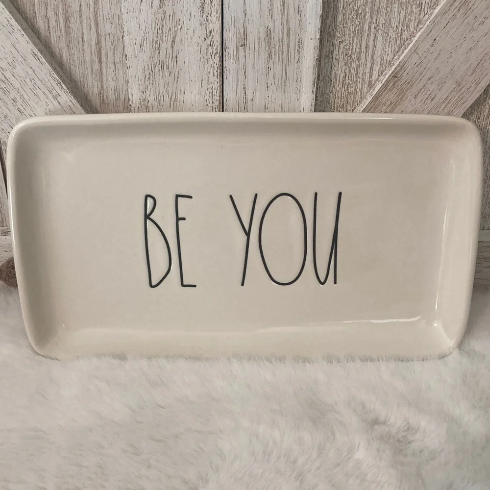 Rae Dunn Tray with Inspirational Text